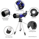 Space Telescope for Beginners Equipped with 150X magnification and 3X Barlow lens