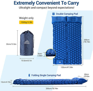 Camping Mat Comfy™ - #2021 Upgraded Sleeping Pad Camping Mattress