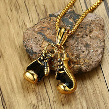 Load image into Gallery viewer, Fitness Boxing Gloves Metal Necklace
