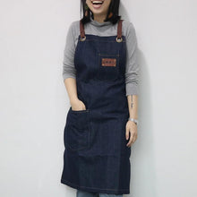 Load image into Gallery viewer, Denim Kitchen Apron
