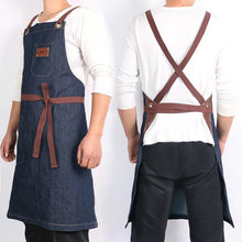 Load image into Gallery viewer, Denim Kitchen Apron
