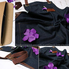Load image into Gallery viewer, Denim Kitchen Apron
