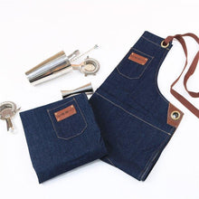 Load image into Gallery viewer, Denim Kitchen Apron
