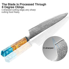 Load image into Gallery viewer, Makito Damascus Steel Knife Set
