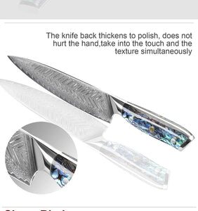 Handmade Damascus Steel Knife Set