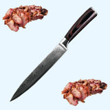 8 pc Kitchen Knife Set - Stainless Steel Professional Chef Knife Set by Shushaku™